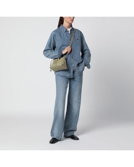 A.P.C. Green Ninon Mini-Beuteltasche