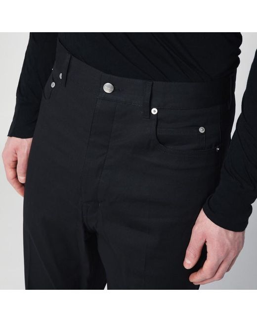 Rick Owens Bolan Schwarze Cargo-Jeans in Black für Herren
