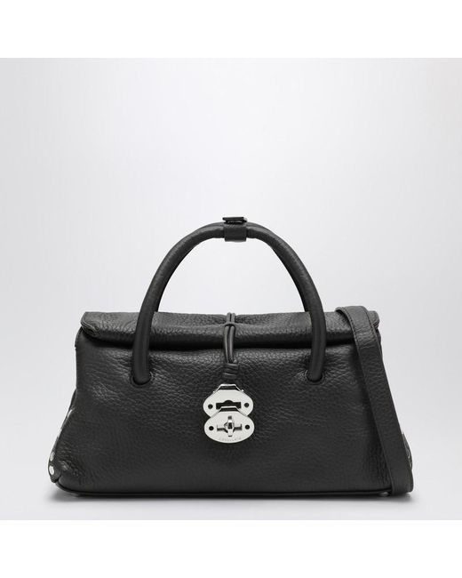 Borsa alma dotta centauro piccola di Zanellato in Black