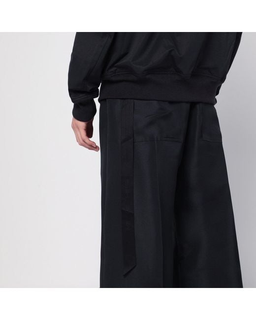 Rick Owens Black Bomber With Zipper for men