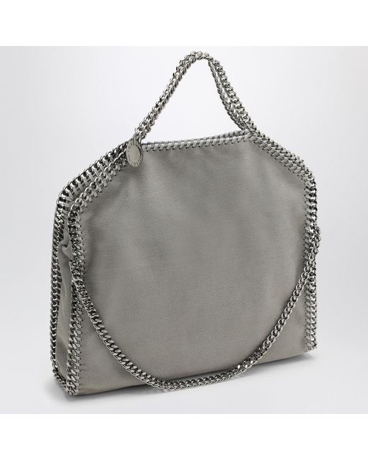 Stella McCartney Gray Falabella Fold Over Bag