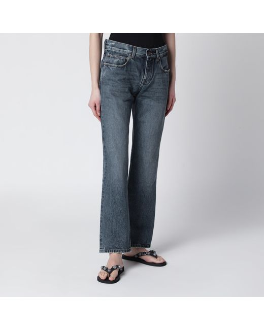 Balenciaga Blue Vintage Jeans With Worn Effect