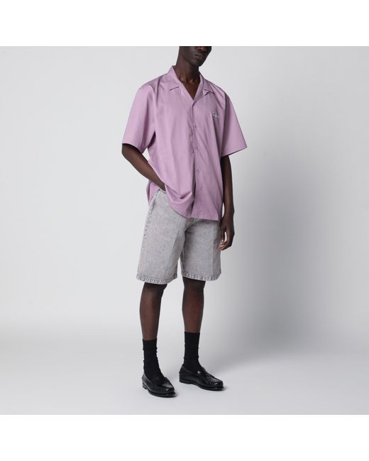 Carhartt Purple S/S Delray Short-Sleeve Shirt for men