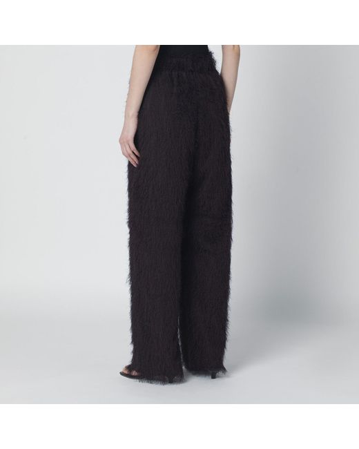Frankie Shop Black Dark Fringed Trousers