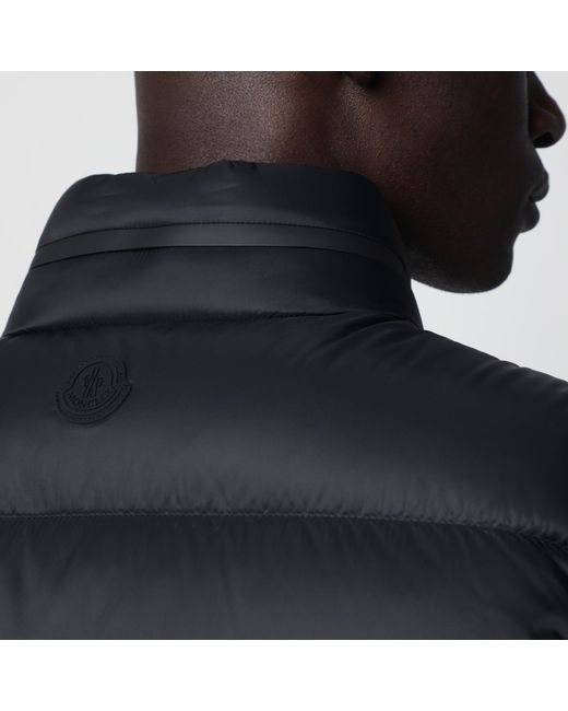 Moncler Black Reticone Down-Filled Gilet for men