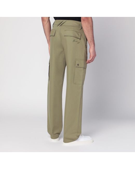 Burberry Green Khaki Cargo Pants for men