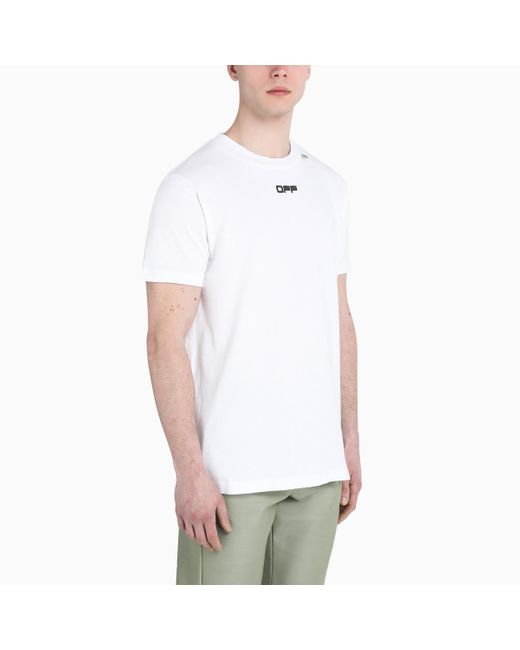 Off White C/O Virgil Abloh SS15 Caravaggio T Shirt in White Cotton  ref.614545 - Joli Closet