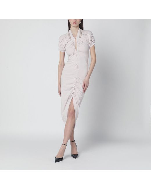 Vivienne Westwood White Ash Lilac Pulling Dress