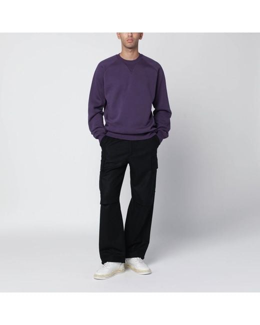 Carhartt Chase Sweatshirt Lokers/ Aus Baumwollmischung in Purple für Herren