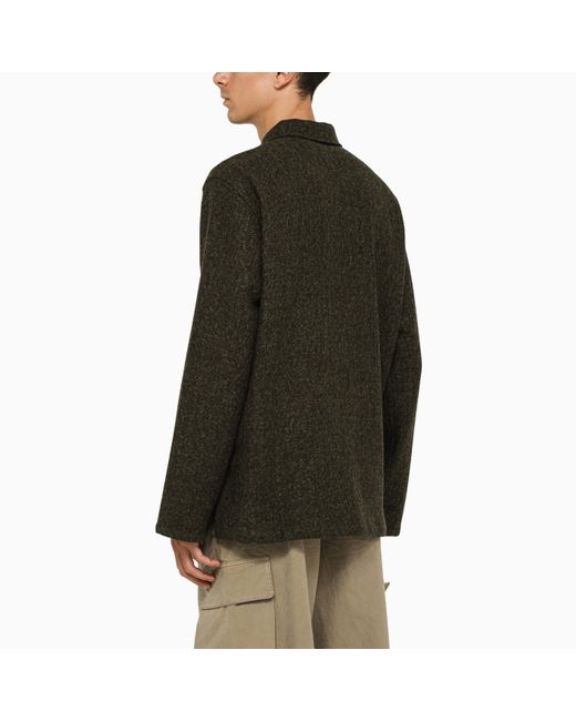 Our Legacy Green Wool-blend Jacket for men