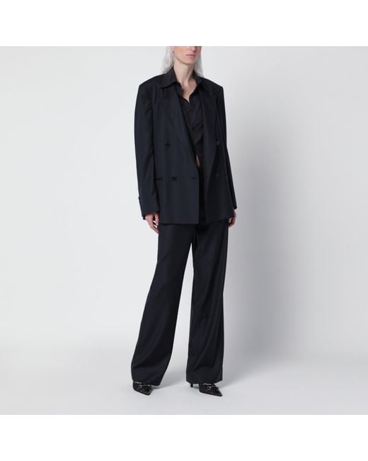 Gucci Black Lightweight Wool Trousers