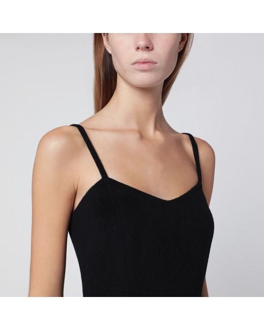 Top bustier in lana di Rohe in Black