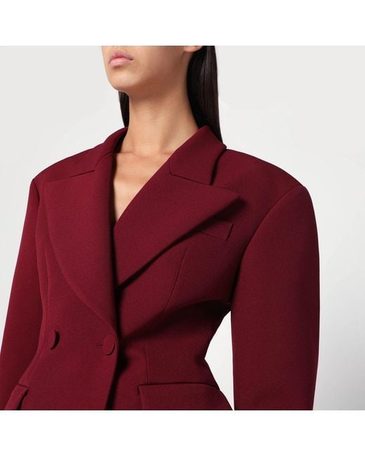 ANDAMANE Red Single Breasted Jacket