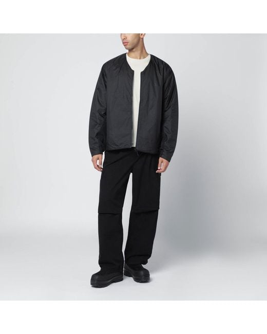 Purple Mountain Observatory Black Nylon Zip Up Jacket for men