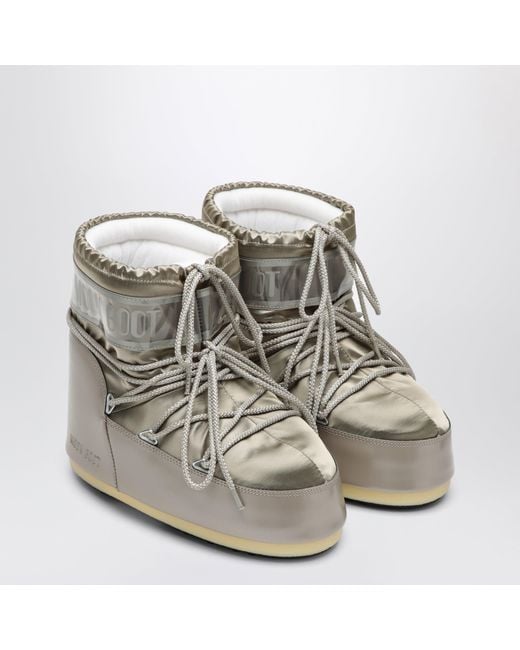 Moon Boot Gray Icon Low Glance Boots
