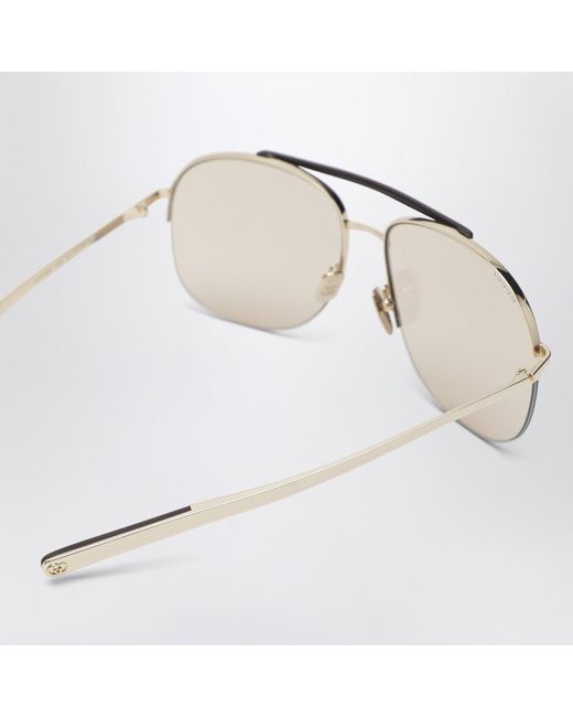 Gucci Metallic Navigator Sunglasses