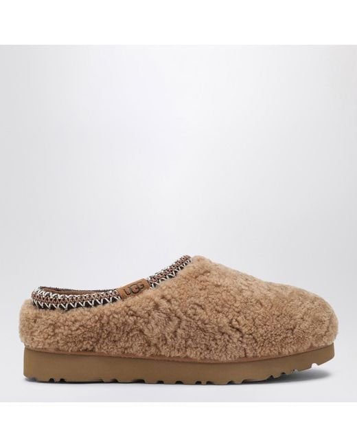 Ugg Brown Tasman Maxi Curly Chestnut-Coloured Slipper