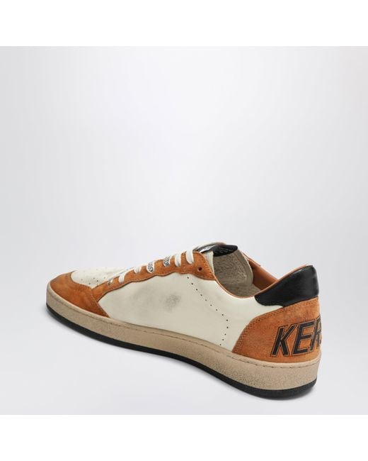 Golden Goose Deluxe Brand Brown Ball Star Sneakers for men