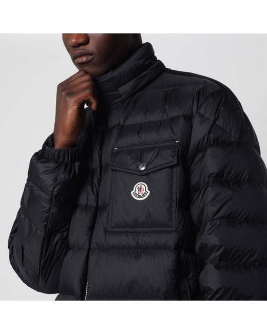 Moncler Black Verith Cropped Down Jacket for men