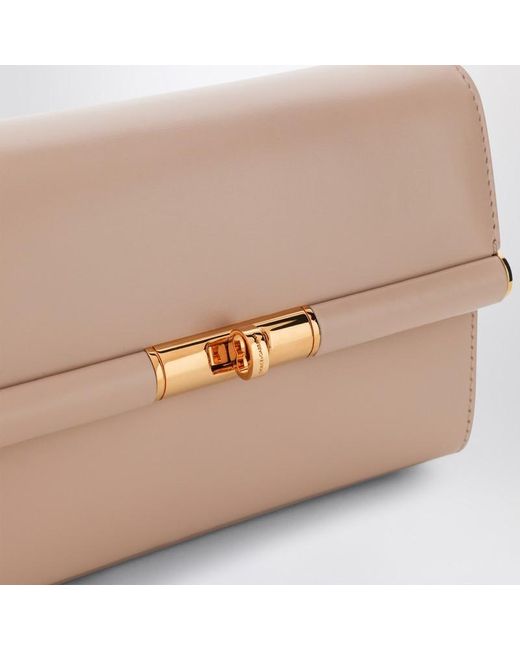 Borsa a spalla marlene piccola cipria di Dolce & Gabbana in Pink