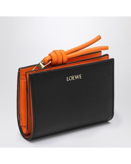 Portafoglio knot /arancione di Loewe in Orange