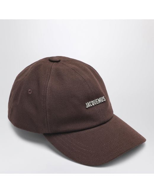 Jacquemus Brown Gadjo Baseball Cap for men