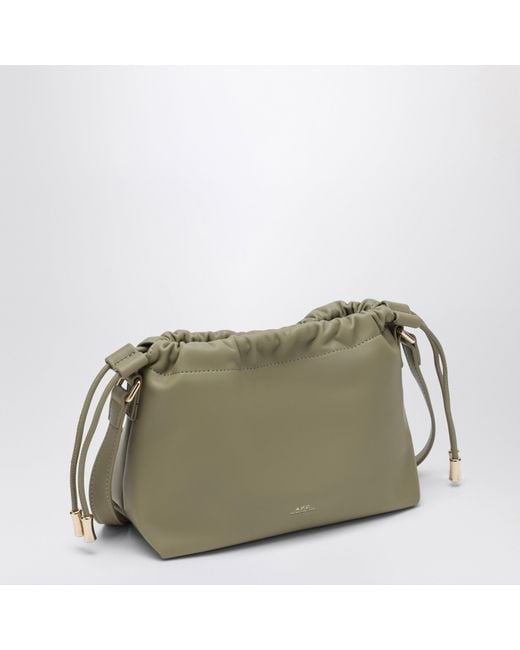 A.P.C. Green Ninon Mini-Beuteltasche