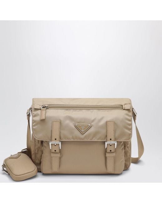 Prada Natural Medium Crossbody Bag