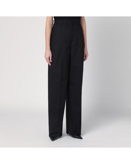 Thelatest Black Wide Axel Trousers