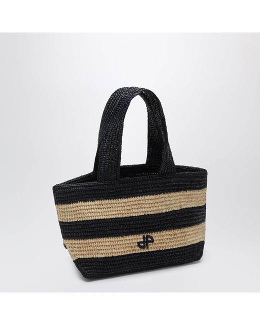 Patou Black Trapeze Pm Shopping Bag