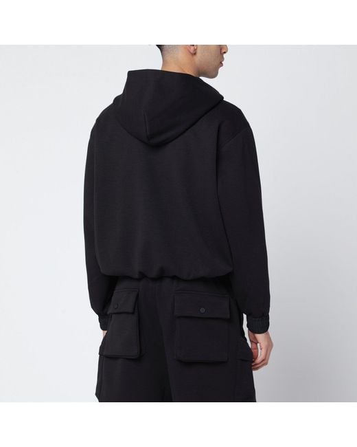 Amiri Black Cottonblend Zip Sweatshirt for men