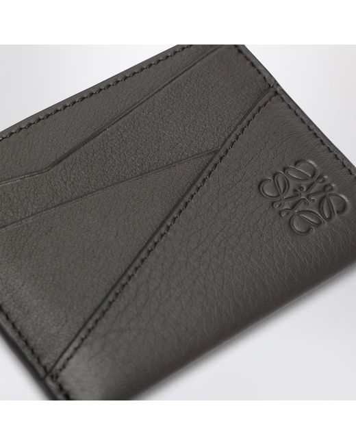 Loewe Black Dark Puzzle Card Holder for men