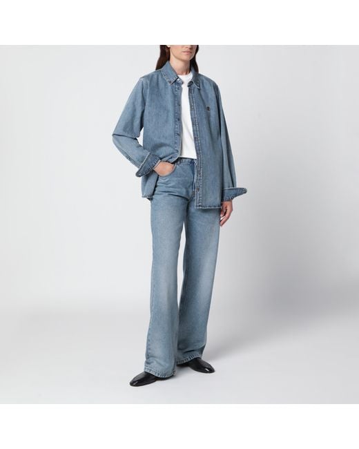 AMI Blue Ami De Coeur Shirt