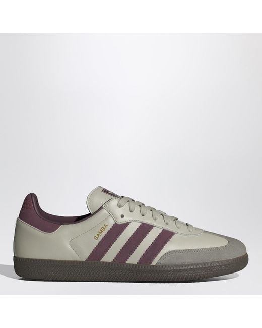 Adidas Originals Gray Sneaker Samba Og Putty/ Metallic for men