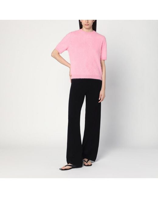 Soft Goat Pink Brushed Cashmere Sweater