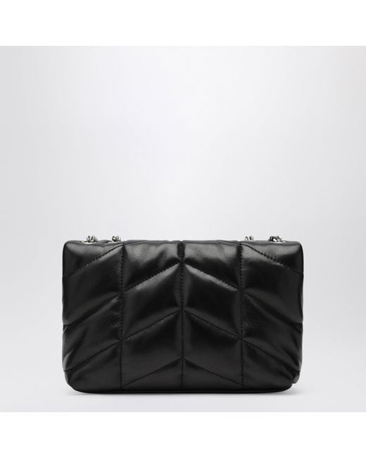 Saint Laurent Black Loulou Mini Puffer Bag
