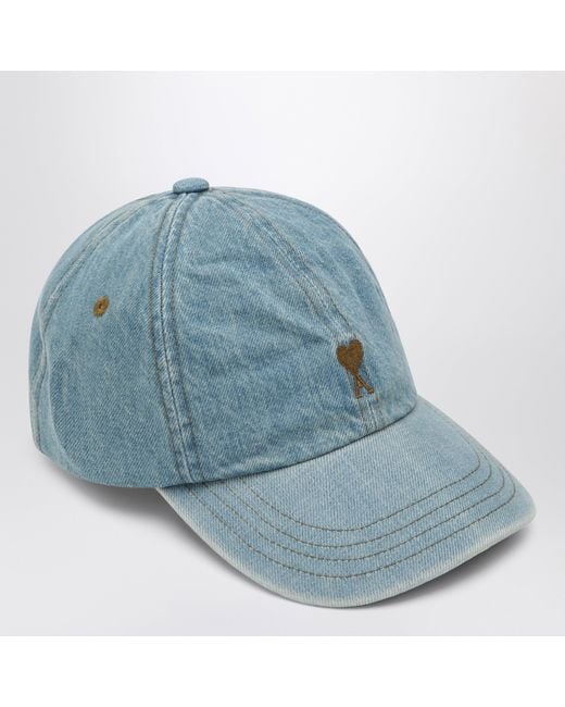 Cappellino Ami De Caur Blu di AMI in Blue da Uomo