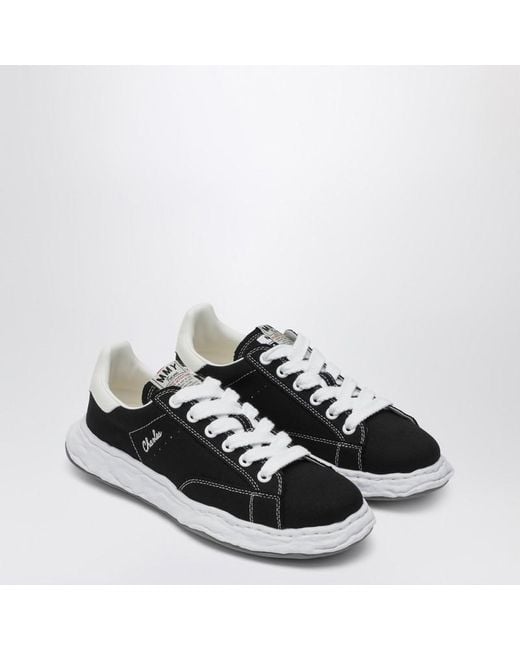 Maison Mihara Yasuhiro Charles Og Black Canvas Sneakers for men