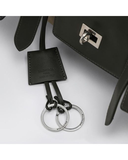 Balenciaga Multicolor Mittelgroße Tasche Carry All Bel Air Aus Khakifarbenem Canvas