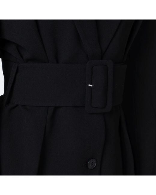 Giacca monopetto nera con cintura di ROTATE BIRGER CHRISTENSEN in Black