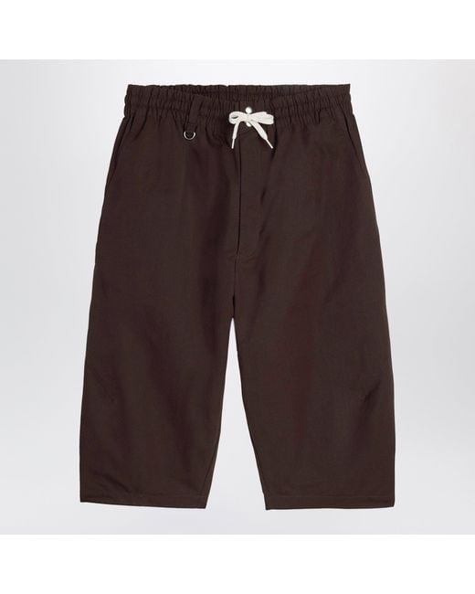 Adidas by Wales Bonner Brown Coffee-Colored Nylon Bermuda Shorts