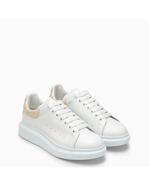 Alexander McQueen White And Oyster Oversized Sneakers for men