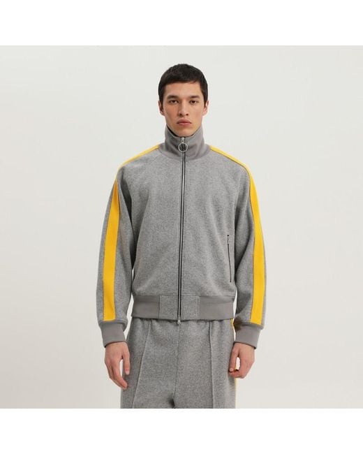 Giacca grigia con bande laterali di 1989 STUDIO in Gray da Uomo