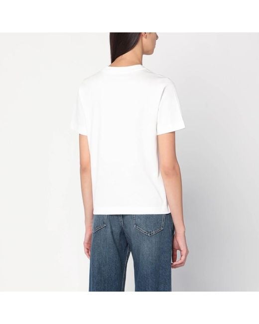 T-shirt bianca con ekd di Burberry in White