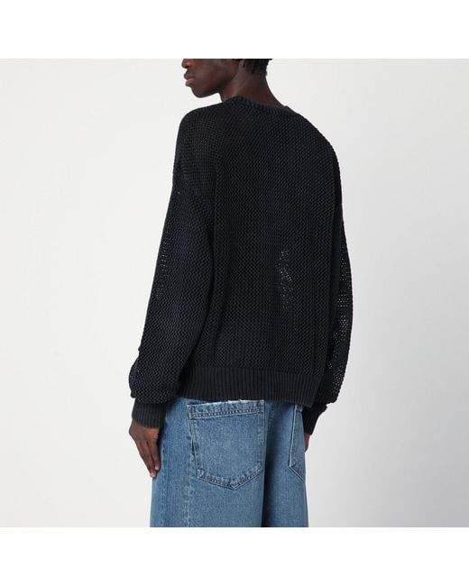 Represent Schwarzer Pullover Aus Baumwolle in Black für Herren