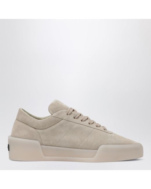 Fear Of God Gray Suede Aerobic Low Sneakers for men