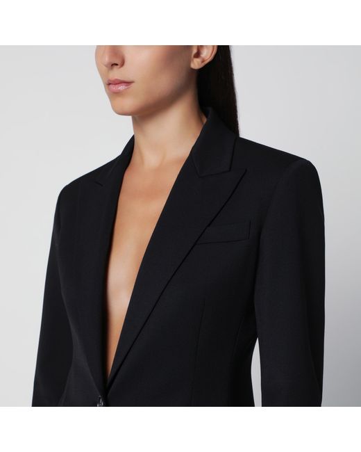 ANDAMANE Black Single-Breasted Jacket