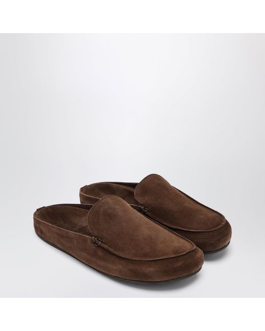 VINNY'S Brown Donnie Mules for men