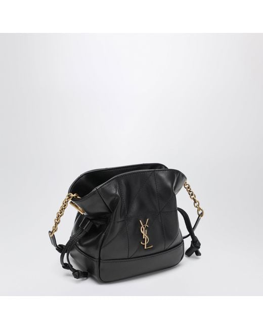 Saint Laurent Black Jamie Mini Shoulder Pouch