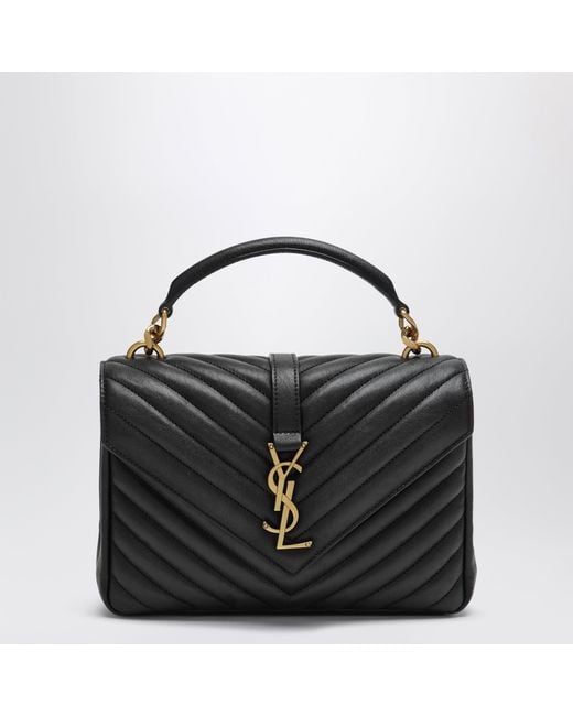 Saint Laurent Black Medium College Bag